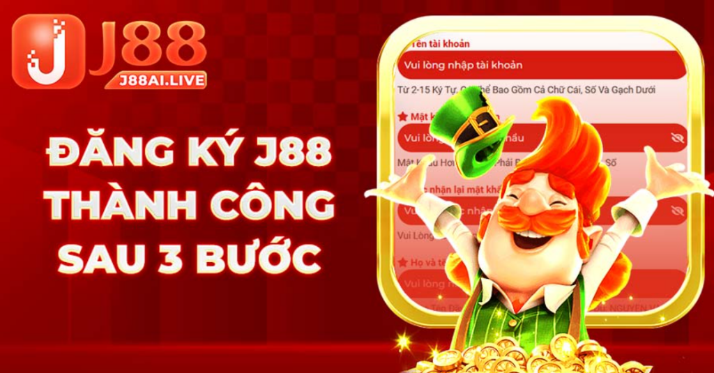 Đăng ký J88 thành công sau 3 bước