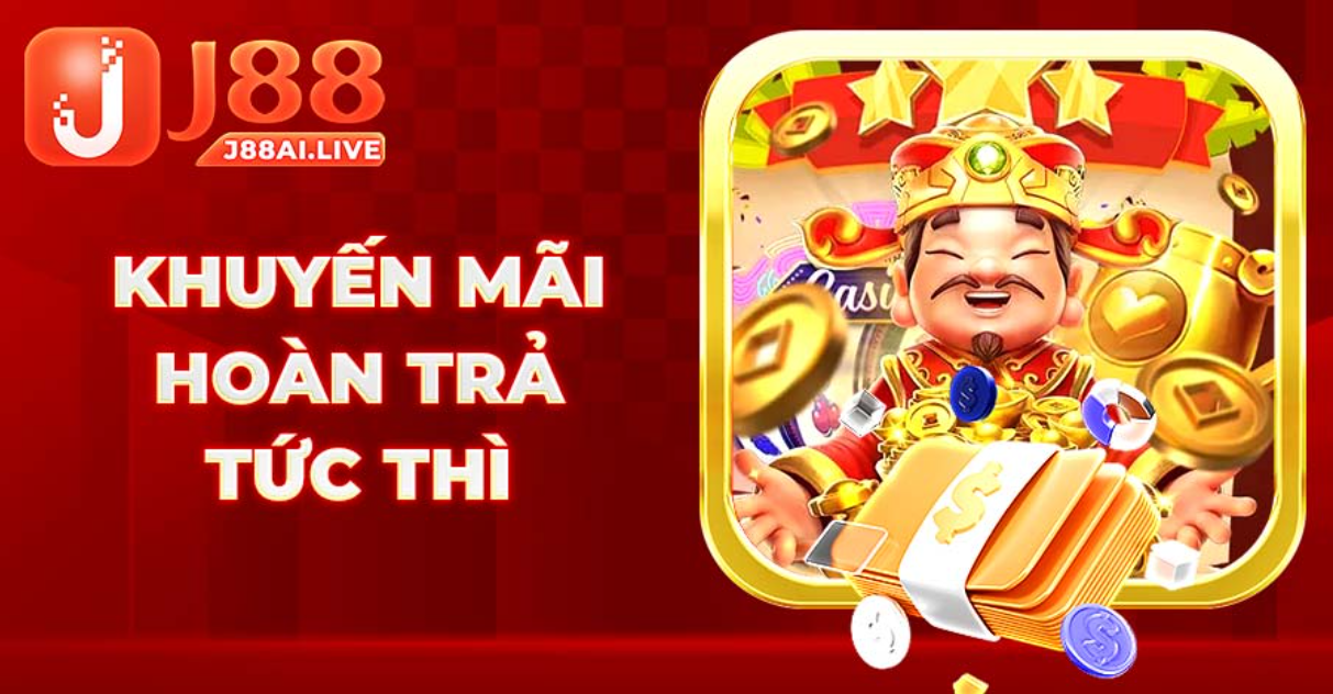 Tham gia ưu đãi Hoàn trả tức thì của J88 